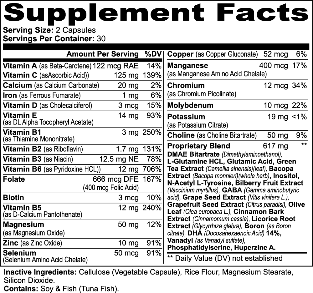 NeuroMatrix Brain & Focus Formula